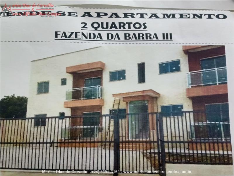 Apartamento a Venda no Fazenda da Barra 3 em Resende